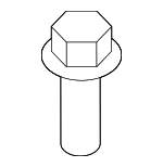 994630616 - HVAC: Mount Bracket Screw for Mazda: 2, 3, 5, 6, CX-3, CX-30, CX-5, CX-50, CX-70, CX-9, CX-90, MX-30 EV, MX-5 Miata, RX-8 Image