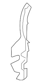 8H0121283B - Cooling System: Air Duct for Audi: A4, A4 Quattro Image