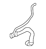 8E0121101AJ - Cooling System: Upper Hose for Audi: A4, A4 Quattro Image