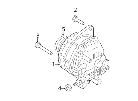 Alternator for 2013 Mazda 2 #0