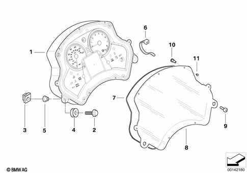 Instrument Cluster for 2005 BMW-Motorrad K 1200 LT #0
