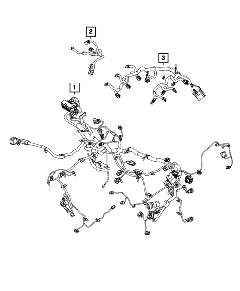 Wiring, Powertrain for 2023 Dodge Challenger #1