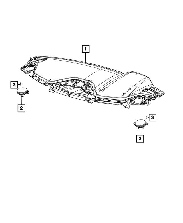 68572129AA - Electrical: Speaker for Mopar Image