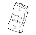 81125SL0A31ZA - Body: Seat Back for Acura Image