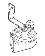 4E0951209F - : Low Note Horn for Audi: A8 Quattro, S8 Image