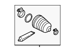 31608680223 - Suspension: Inner Boot for BMW Image