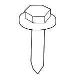 9356855018 - Body: Stopper Screw for Scion: iQ, xB | Toyota: Camry, Yaris Image