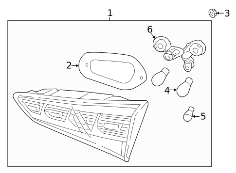 Backup Lamps for 2016 Hyundai Tucson #0