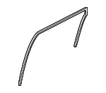 823301KA1A - Body: Run Weather-strip for Nissan: Juke Image