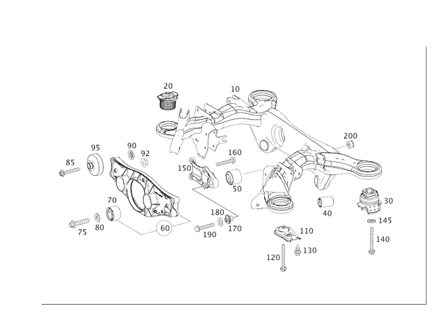 472364 - Rear Axle: Hexalobular Screw for Mercedes-Benz: C250, C300, C350, C63 AMG, CL550, CL600, CL63 AMG, CL65 AMG, CLS400, CLS550, CLS63 AMG, CLS63 AMG S, E250, E350, E400, E550, E63 AMG, E63 AMG S, GLK250, GLK350, Maybach S550, Maybach S560, Maybach S600, Maybach S650, S450, S550, S550e, S560, S600, S63 AMG, S65 AMG, SL400, SL450, SL550, SL63 AMG, SL65 AMG Image image