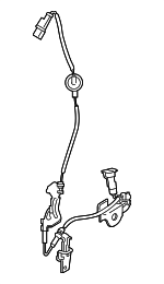 58980F0000 - Brakes: ABS Wheel Speed Sensor for Hyundai: Elantra GT, Ioniq, Veloster Image