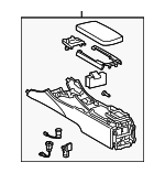 588105341024 - : Console Assembly for Lexus: IS250, IS350 Image