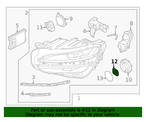 92126-C1500 - Dust Cap Bracket 2019-2026 Hyundai | Hyundai OEM Part