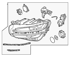 92104G9520 - : Headlamp for Hyundai Image