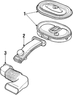 E2FZ9C675D - Emission System: Air Inlet Tube for Ford: Escort, EXP | Mercury: Lynx Image