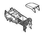 3CN863241JKOD - Body: Center Console for Volkswagen Image
