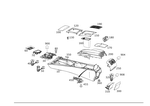 2046806550 - Trim: Housing, Center Console for Mercedes-Benz Image