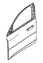 41515A589F8 - Body: Door Shell for BMW Image