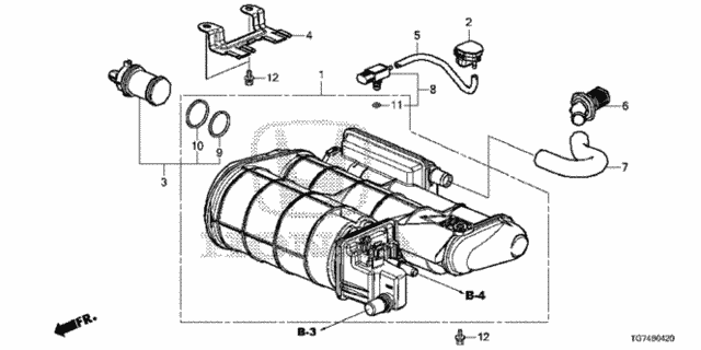Canister (1) for 2016 Honda Pilot #0