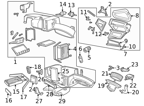 Blower Motor & Fan for 2005 Mercury Sable #0