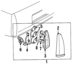 5976655 - : Bezel for Cadillac: DeVille Image