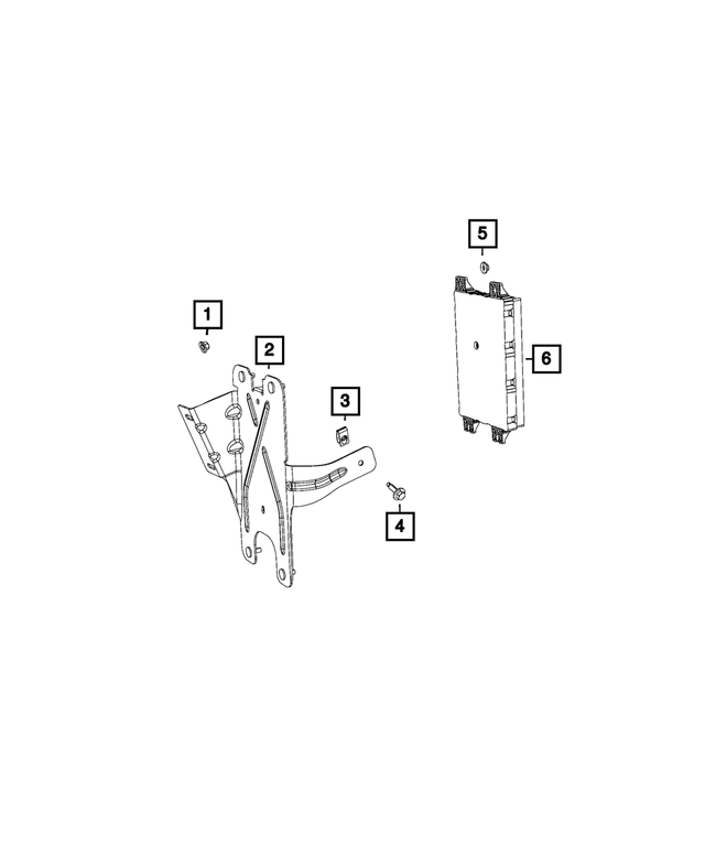 6505190AA - Electrical: Hex Nut And Washer for Mopar Image image