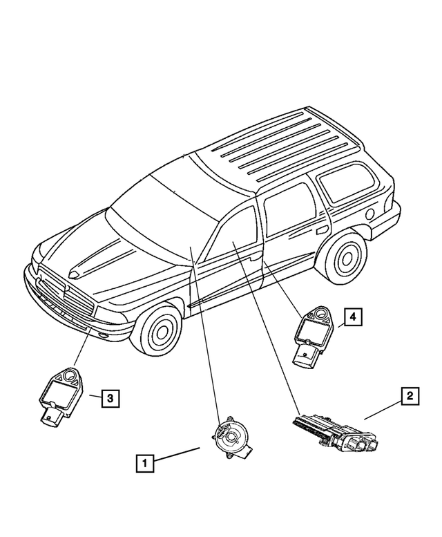 4896158AF - Restraints: Occupant Restraint Module for Mopar Image image