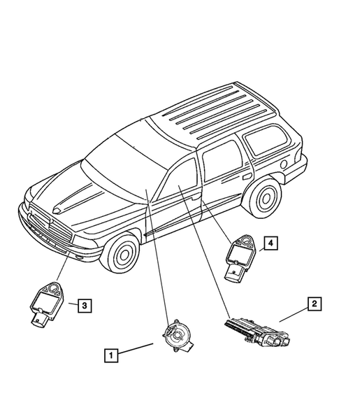 Air  Bags for 2008 Dodge Durango #0