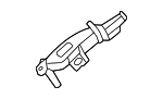 2546820501 - Body: Body C-Pillar Baffle Plate for Mercedes-Benz Image