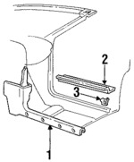 10285356 - Body: Cowl Trim for Pontiac: Firebird Image