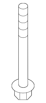 554483Z000 - Suspension: Suspension Cross-member Mount Bolt for Hyundai Image