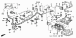 16723PNBA10 - Electrical/Exhaust/Heater/Fuel: BRACKET, FUEL FEED HOSE for Honda Image