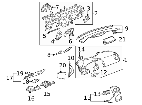 Instrument Panel for 2009 Pontiac G6 #0