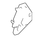 10374581 - Body: Outer Bracket for Chevrolet: Malibu | Pontiac: G6 | Saturn: Aura Image