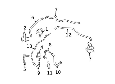 Water Pump for 2004 Mercedes-Benz E 55 AMG&reg; #1