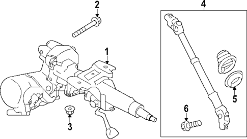 Steering Column Assembly for 2025 Subaru BRZ #0