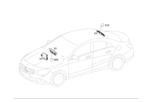 Parktronic System (Pts) for 2017 Mercedes-Benz CLA 250 #0
