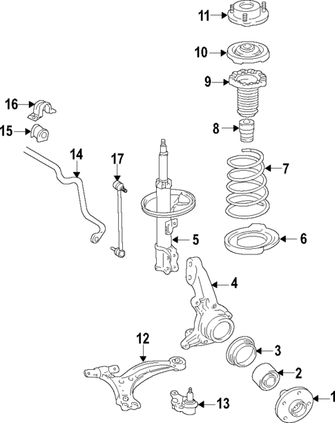 Suspension Components for 2011 Lexus RX350 #1