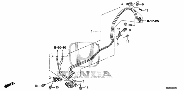 A/C Air Conditioner (RR. Hoses/RR. Pipes) for 2011 Honda Odyssey #0
