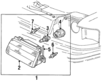 F23Z13008A - Electrical: Headlamp Assembly for Ford Image