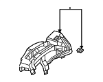 54712T20A81 - Body: Holder for Honda: Civic Image