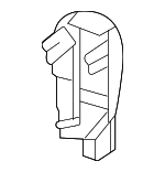 54133TBTH51ZA - Body: Shift Knob Cover for Honda: Civic, CR-V Image