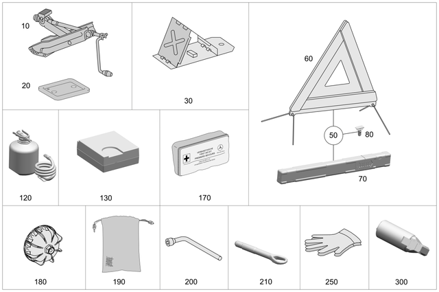 2035830064 - Tools and Accessories: Glove for Mercedes-Benz Image