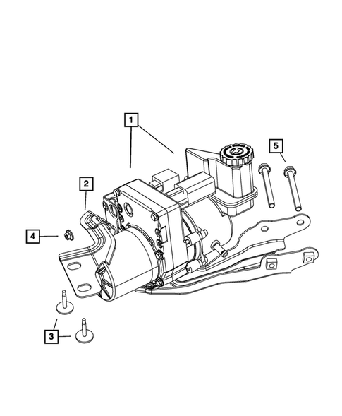 Power Steering Pump and Reservoir for 2019 Dodge Charger #0