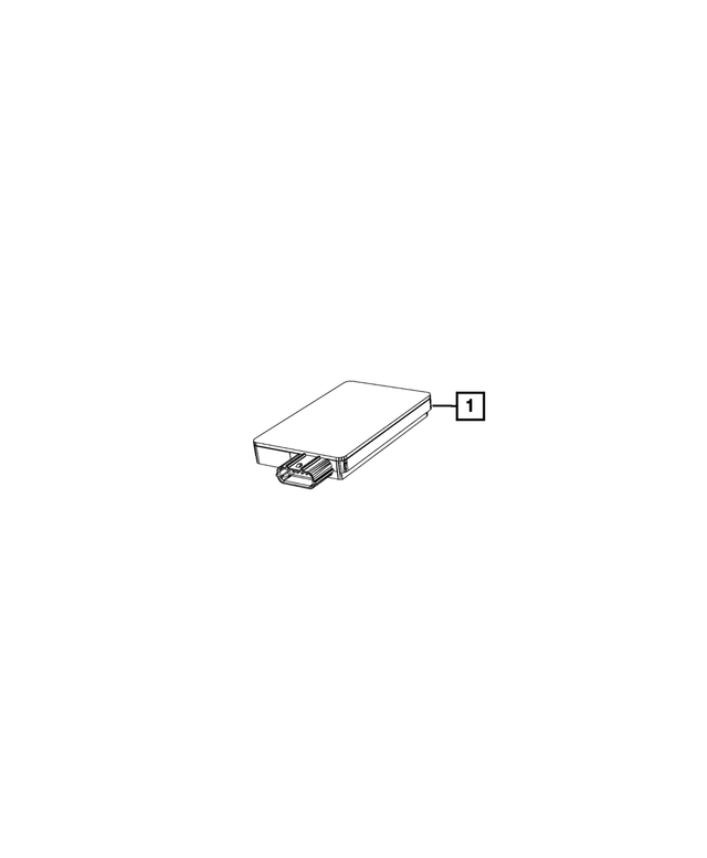 68668931AA - Electrical: Blind Spot Detection Module for Mopar Image image