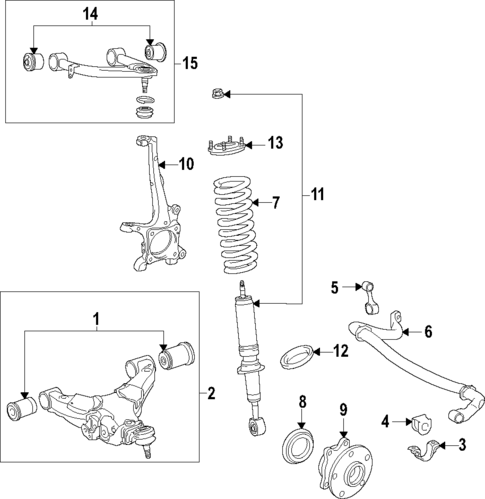 Suspension Components for 2025 Toyota Sequoia #1