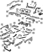 4780832AA - Frame, Bumper, and Fascia: Front Side Rail Extension for Mopar Image