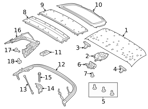 Frame & Components for 2019 Porsche 911 #1