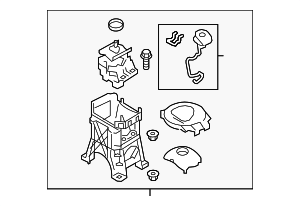 349013NA0B - : Gear Shift Assembly for Nissan: LEAF Image