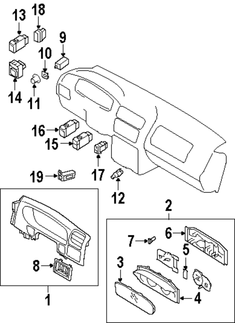 Mirrors for 2004 Isuzu Axiom #0